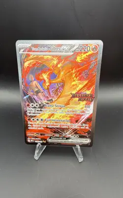 Team Rocket's Moltres ex - (Destined Rivals Stamp) 229/182 Miscellaneous Cards & - Image 1