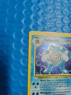 Poliwrath Pokemon TCG Base Set Unlimited Holo Rare Card 13/102 - Image 3