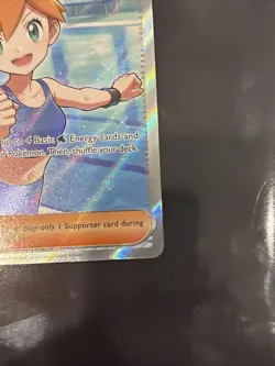 Misty’s Vitality 111/084 - Pitch Black - Card in hand Pokemon English - Image 4