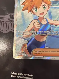 Misty’s Vitality 111/084 - Pitch Black - Card in hand Pokemon English - Image 5