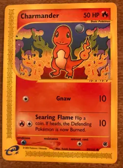 Pokemon Charmander Card 98/165 Expedition Base Set e-Reader Non-Holo 2002 - Image 1
