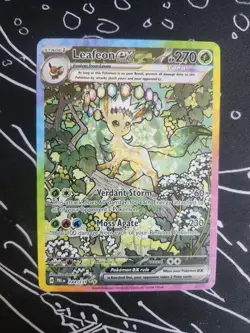 Pokemon TCG Leafeon EX Sir 144/131 Prismatic Evolutions Card NM Condition - Image 2
