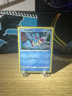 Pokemon Squirtle TCG SWSH Black Star Promos Holo Card SWSH233 NM Condition - Image 1