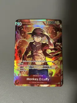 Monkey.D.Luffy Treasure Booster Promo ST10-006 - One Piece TCG English Card NM - Image 1