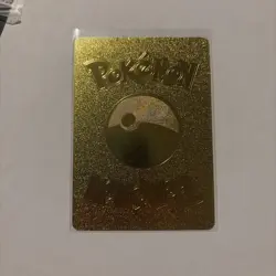 Pokemon Pikachu Mega Rayquaza 780hp Gold Foil Fan Art Card - Image 2