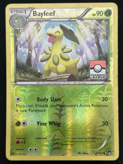 Bayleef 2/122 Reverse Holo League Promo Breakpoint MP - Image 1