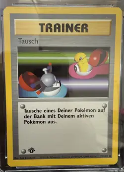 Pokemon Switch Base Set 1st Edition German 95/102 Regular CGC 9 Graded Card - Image 4