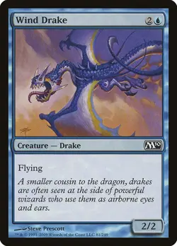 Wind Drake Foil Magic 2010 81 NM MTG - Image 1