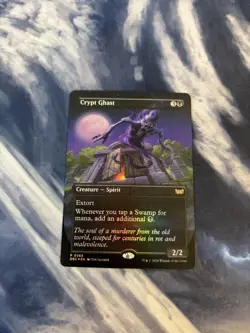 Crypt Ghast (Borderless) Commander: Duskmourn: House of Horror MTG Foil NM - Image 1