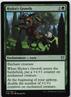 Hydra's Growth 172 Uncommon Theros Beyond Death Magic: The Gathering NM - Image 1