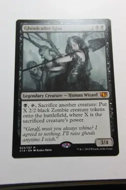MTG Ghoulcaller Gisa x1- -Commander 2014-Lightly Played - Image 1