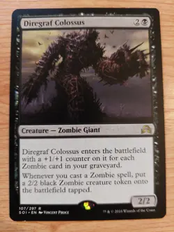 Diregraf Colossus - 107/297 (Shadows over Innistrad) - Near Mint NM - Rare - Image 1