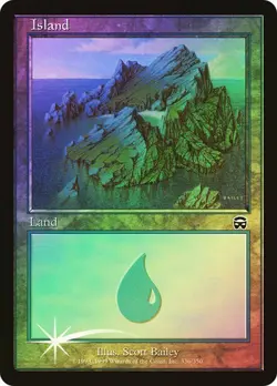 Mercadian Masques MTG FOIL Island (#336) Magic - Image 1