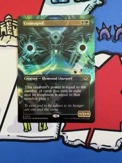 Cosmogoyf x1 Mtg Surreal Space Showcase Foil Edge of Eternities - Image 1