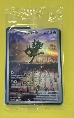 Pokemon ~ Teal Mask Ogerpon SVP123 Black Star Promo ~ Twilight Masquerade SEALED - Image 1