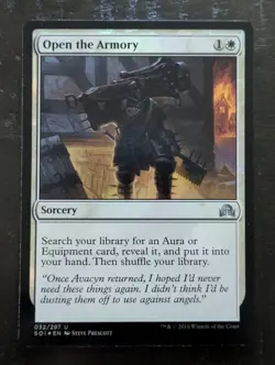 Open the Armory 34/794 Foil NM Commander Legends MTG Magic The Gathering Uncommo - Image 1