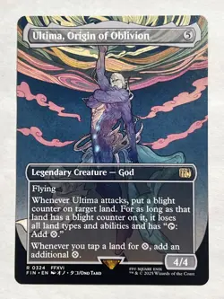 MTG - Ultima, Origin of Oblivion (Borderless) - Final Fantasy - Rare - NM - Magi - Image 1