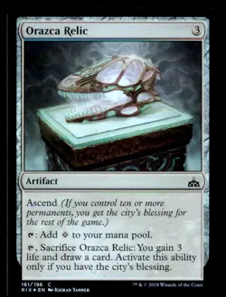 Orazca Relic Foil C Rivals of Ixalan 181 NM - Image 1