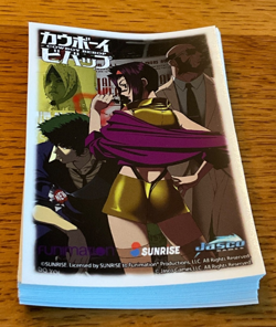 Dragon Shields Cowboy Bebop Faye White Border Standard Size 30 Loose Sleeves NEW - Image 1