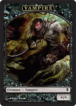 MTG - Vampire Token, Zendikar - Image 1