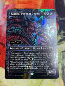 MTG Magic Gyruda, Doom of Depths - Serialized #426/500 - Multiverse Legends NM/M - Image 1
