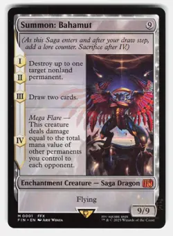 SUMMON: BAHAMUT - Magic: The Gathering - WIJAYA NM/M - Image 1