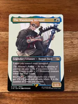 Final Fantasy The Wandering Minstrel non foil Magic MTG FIN403 - Image 1
