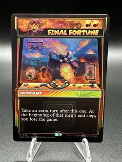 Final Fortune (Rainbow Foil) 1956 Secret Lair Drop Series Foil NM - Image 1