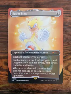 Super State Borderless Sonic Secret Lair SLD MTG Mythic Unplayed Nm - Image 1