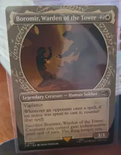 Boromir Warden of the Tower (Showcase) The Lord of the Rings MTG - Image 1