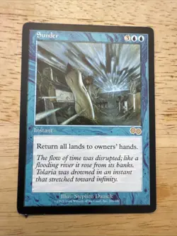 MTG - Urza's Saga - Sunder - LP front/ MP back - Image 3