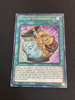 Yugioh! | Pot Of Prosperity BLVO-EN065 Blazing Vortex 1st Edition Secret Rare NM - Image 1