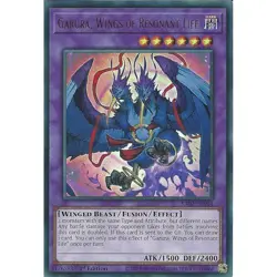 Yugioh Garura, Wings of Resonant Life RA02-EN024 Ultra Rare 1st Edition - Image 1