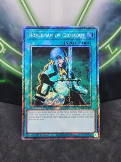 Yugioh Nobleman of Crossout RA03-EN102 Platinum Secret Rare 1st Edition NM - Image 1
