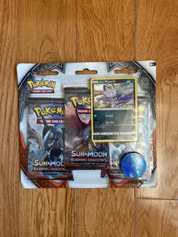 Pokemon TCG Sun & Moon (SM 03) Burning Shadows Three-pack Blister FAST SHIPPING! 820650802324 - Image 1