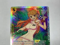 One Piece TCG Nami OP08-106 Two Legends Foil SR English - Image 3