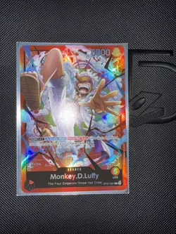 • Monkey.D.Luffy • ST21-001 Alt Art Leader Gear 5 Holo Foil One Piece TCG NM - Image 2