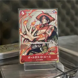 Portgas D Ace P-028 (Promo) Promotion Pack 2022 Vol.2 ONE PIECE Card Japanese NM - Image 1
