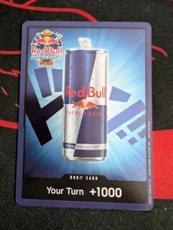 One Piece Red Bull DON 1k Normal Blue Single Card Promo Foil Tournament Event - Image 1