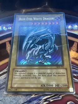 Blue-Eyes White Dragon SDK-001 Ultra Rare (OP) Unlimited Edition HP (slot#149) - Image 4