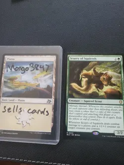 MTG Scurry of Squirrels EX/NM 0033 Commander: Bloomburrow BLC Squirrel Girl - Image 3