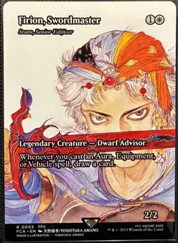 MTG Final Fantasy Through the Ages Firion, Swordmaster Showcase (Rare) - Image 1