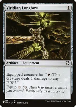Viridian Longbow 1x MtG Mystery Booster List MB1 SP/NM - Image 1