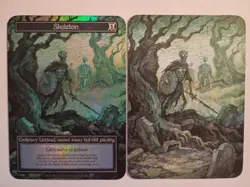 Sorcery Contested Realm - 2x Foil Skeleton Token (SCR) Team Covenant Promo - Image 1