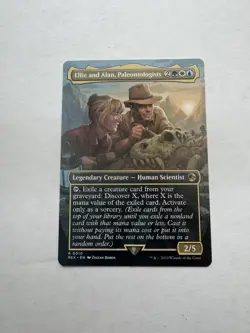 MTG: Ellie And Alan, Paleontologists 0010 Borderless Lost Caverns NM/M - Image 1