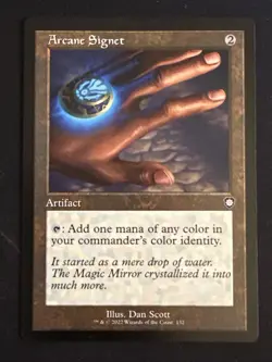 1x Arcane SIgnet (132) The Brothers' War Commander LP MTG Magic the Gathering x1 - Image 1