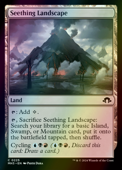 MTG Seething Landscape Foil ** Modern Horizons 3 ** English (NM) - Image 1