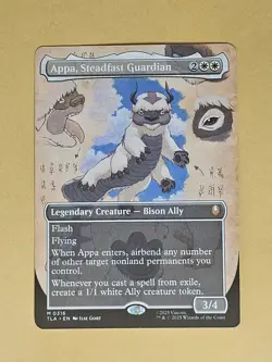 Magic MTG-Appa, Steadfast Guardian Borderless Avatar:Last Airbender TLA M 316 - Image 1