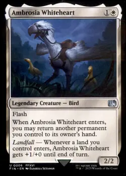 Ambrosia Whiteheart 6 Uncommon FINAL FANTASY Magic: The Gathering Near Mint - Image 1
