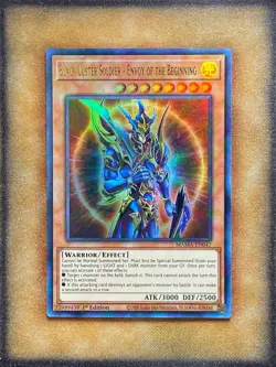 Yugioh Black Luster Soldier - Envoy of the Beginning MAMA-EN047 Ultra 1st Ed NM - Image 1